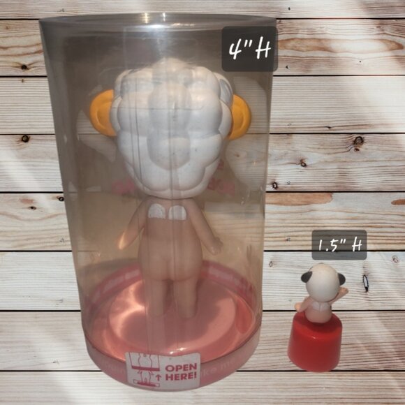 SONNY ANGEL Bobbing Head Series - SHEEP - Headphone Jack Cover Plug - PANDA - Picture 2 of 5